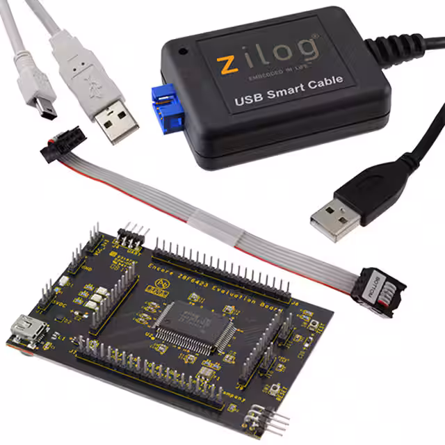 Z8F64200100KITG Zilog  Cartes d'évaluation - Embarquées - MCU DSP